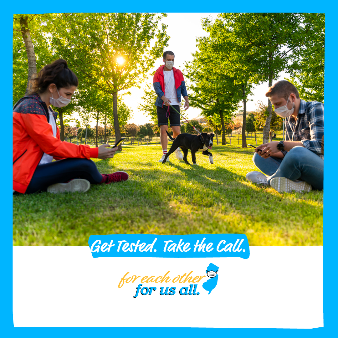 sussexnj's tweet photo. From NJDOH: Get tested for coronavirus and take the call from a community contact tracer. #ForEachOtherForUsAll https://t.co/upjZrWo4NV https://t.co/tpihJWmmtQ