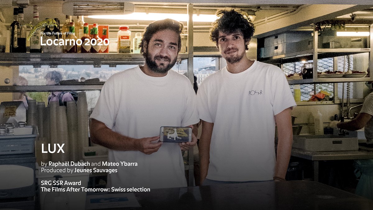 SWISS_FILMS's tweet image. 🎉 LUX by Raphaël Dubach and Mateo Ybarra wins the
@SRGSSR Award of the &quot;Films After Tomorrow&quot; - Swiss Selection The Films After Tomorrow at @FilmFestLocarno! 
#swissfilms #swissdocs #Locarno2020