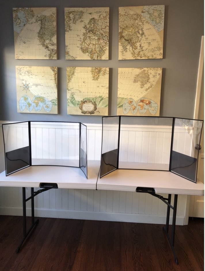 PapadakisNicole's tweet photo. @WASBWI Any interest in these barriers? More cost effective option which are easily foldable, storable, and cleanable! https://t.co/P3W5D1lY3p