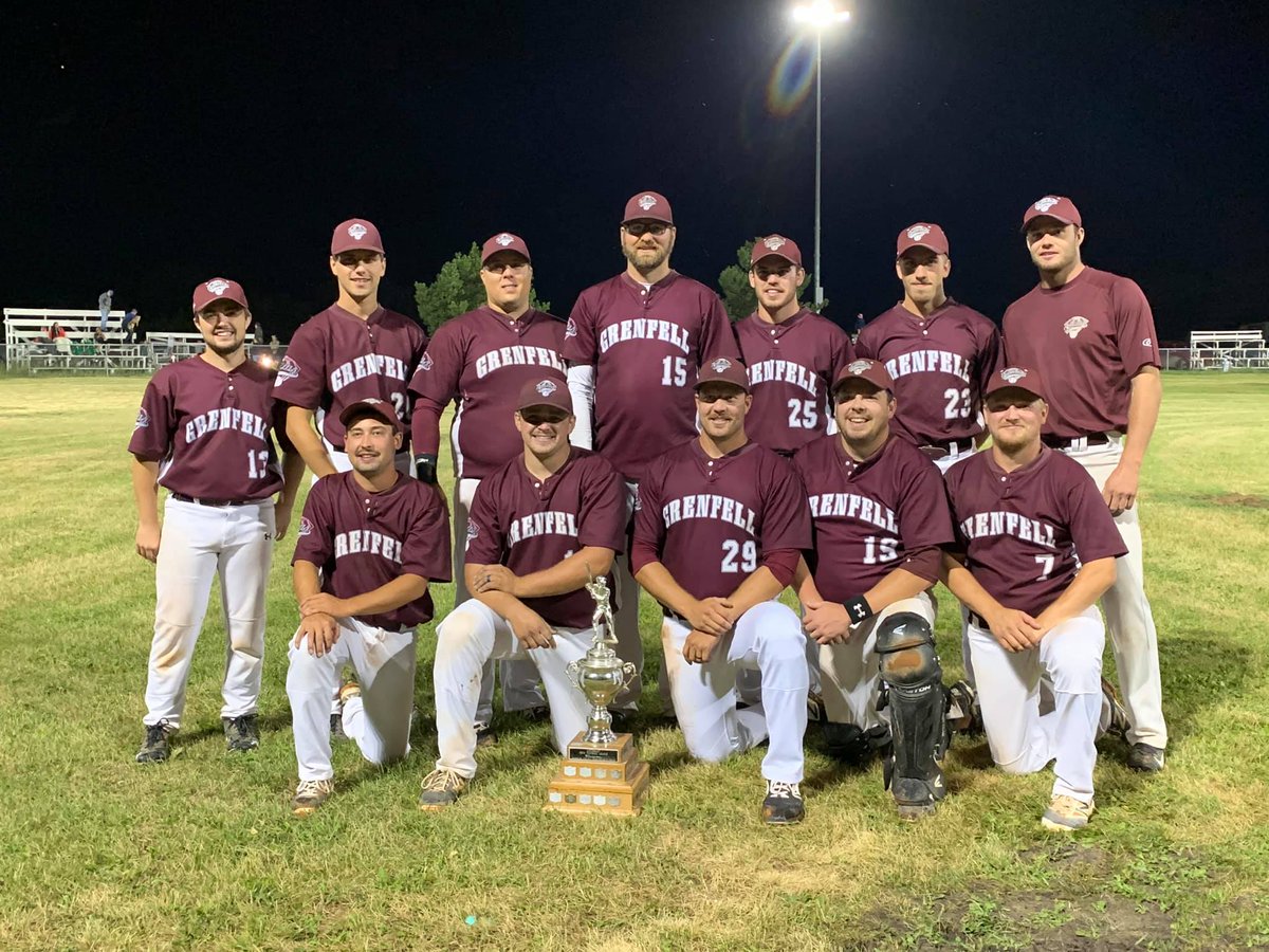 BennyGX94Sports's tweet photo. Congrats to the @GrenfellGems on winning the Southeast Men's Fastball League title after a 2-1 victory over the Round Lake Braves in the championship game last night
#SEMFL #SoftballSask https://t.co/Ygx5CSOjFH