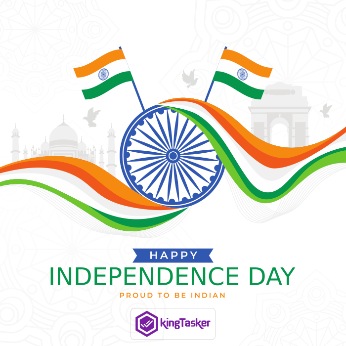 KingTasker_com's tweet photo. Today we celebrate the glory of freedom. We don’t understand the value of it until we lose it, so let’s remember about that and never let it go. Joy to the nation. Happy Independence Day! #Kingtasker #Independenceday2020 #happyindependenceday #jaihind #BharatSamachar https://t.co/18wGtX9oIZ