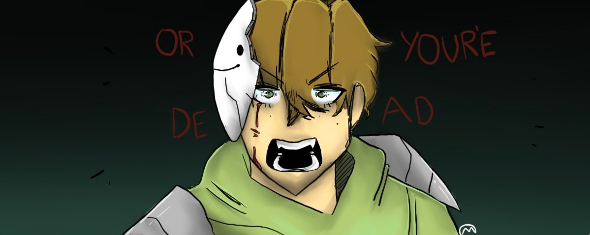 MilkshakeWas's tweet image. SAD-ist's dream SMP war animatic frame redraw @Dream__Fanart @dreamwastaken2 #dream #dreamfanart