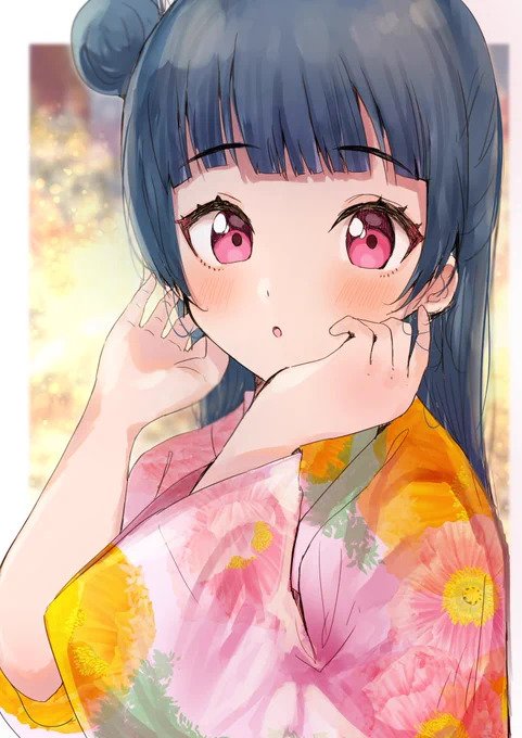 浴衣姿ではしゃぐ善子ちゃんが見たい 