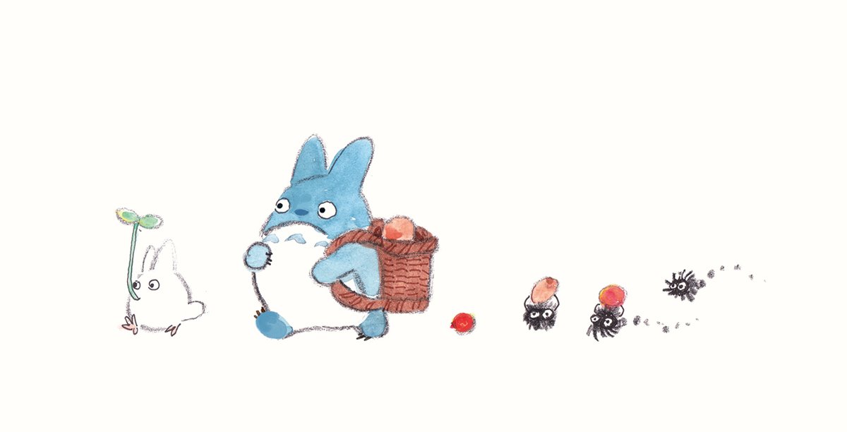 となりのトトロ 大人になっても何度でも観たくなるなぁ おおでゆかこ イラストレーター 絵本作家のイラスト となりのトトロ 大人になっても何度でも観たくなるなぁ おおでゆかこ イラストレーター 絵本作家のイラスト