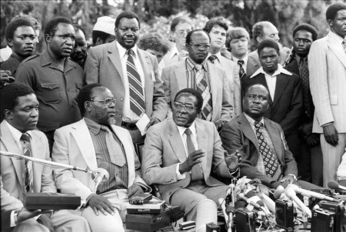 -namely the Zimbabwe African People's Union (ZAPU) & the Zimbabwe African National Union (ZANU). After becoming the Prime Minister in 1964 Ian Smith unilaterally declared independence under white minority rule, sparking international outrage & economic sanctions.