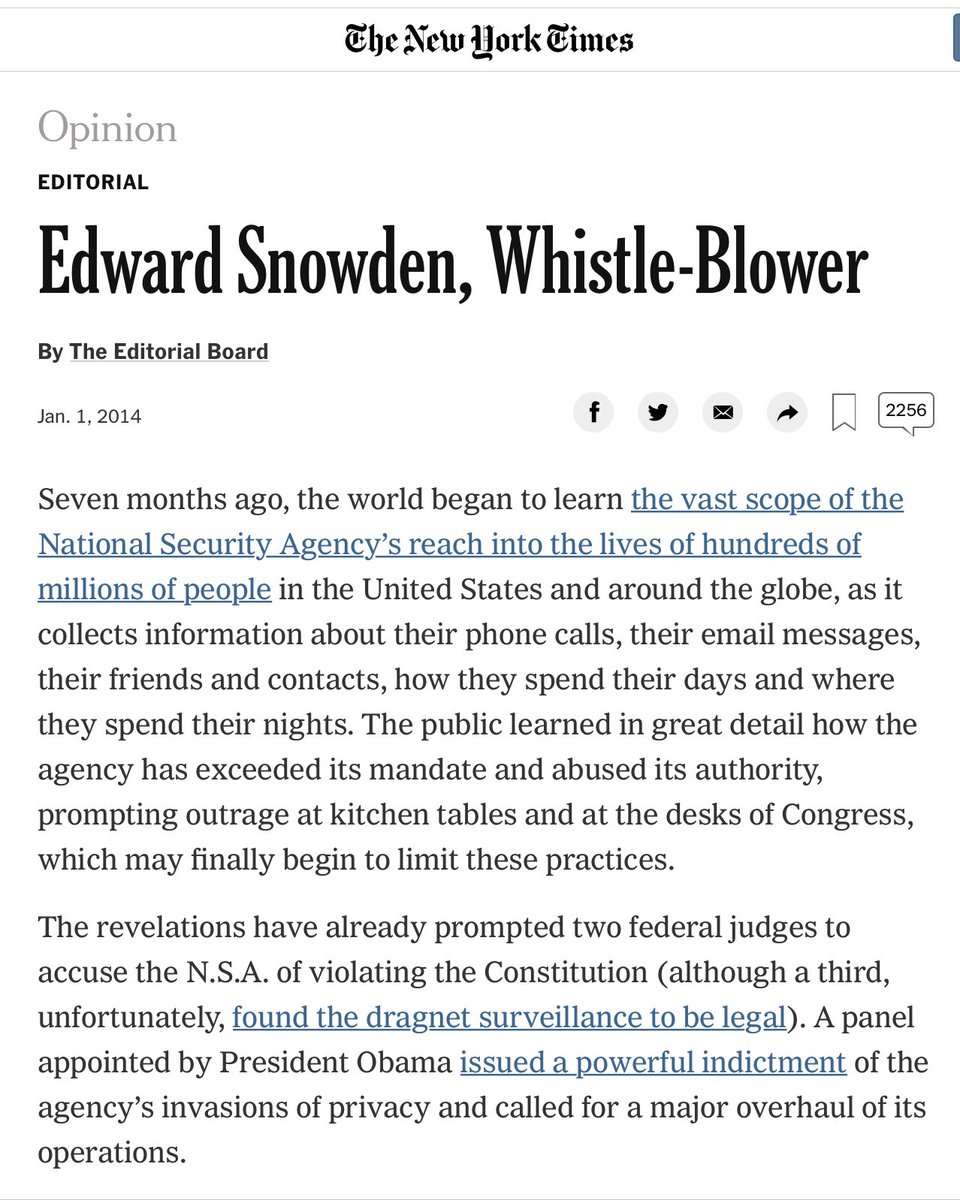 Trump’s statement — that “a lot of people “think Edward Snowden is “not being treated fairly” — is factually indisputable:  https://twitter.com/kendilaniannbc/status/1294243115381989382