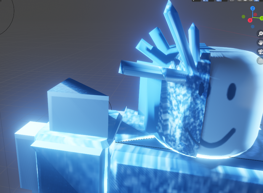 OpestTraf's tweet photo. Unstoppable Ice half costume #RobloxUGC #RobloxDev #UGCroblox #Robloxdesign https://t.co/lrhhmUIdsN