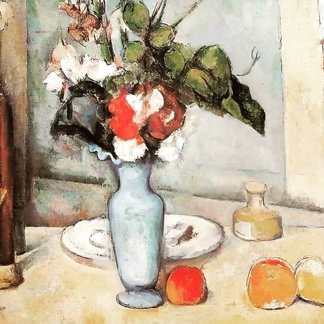 biographite's tweet photo. The Blue Vase by Paul Cezanne in 1906 shows how the subject is used to further one of his major preoccupations as an artist: the study of the effect of light on objects, and the resulting variations in colour..

#artlover #art #artist #artwork #artoftheday https://t.co/ikdpYdgZWK
