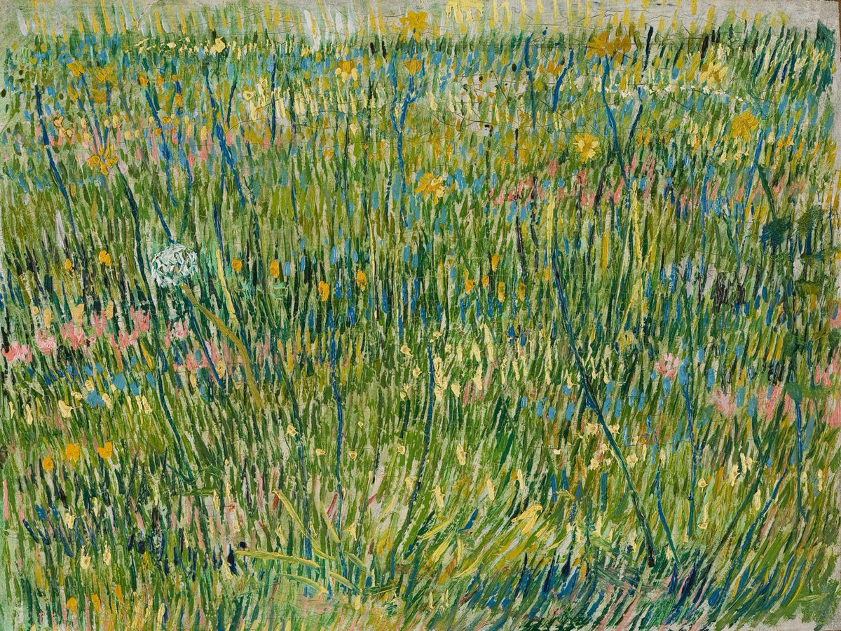 Van Gogh Museum (@vangoghmuseum) on Twitter photo When making this painting, Van Gogh spent time focusing on each individual flower and blade of grass. He noticed all of the colours and details. Which details will you be focusing on today? 🌻Patch of Grass (1887) Collection of <a href="/krollermuller/">Kröller-Müller Museum</a> When making this painting, Van Gogh spent time focusing on each individual flower and blade of grass. He noticed all of the colours and details. Which details will you be focusing on today? 🌻Patch of Grass (1887) Collection of <a href="/krollermuller/">Kröller-Müller Museum</a>