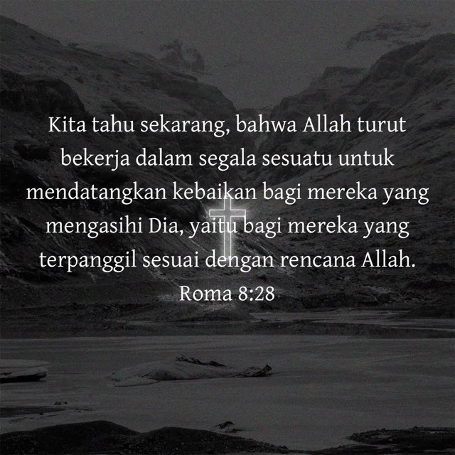 Di tengah badai, di dalam kegelapan, dalam lembah kekelaman sekalipun. Dia Tuhan akan selalu bersamamu :)