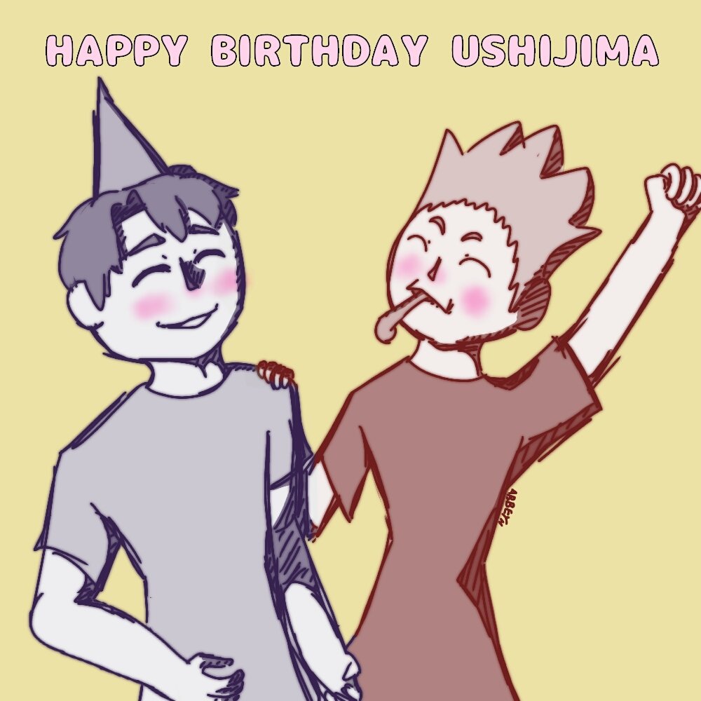 PlushPartyPal's tweet photo. Pretty late but anyways! I drew a birthday Wakatoshi~!
#ushijimawakatoshi #haikyuu https://t.co/wCkCUwmYMx