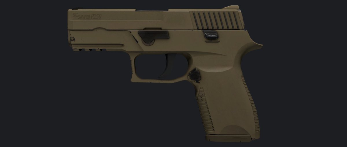 Reply if you don't think the P250 Sand Dune is the best skin in CSGO. 