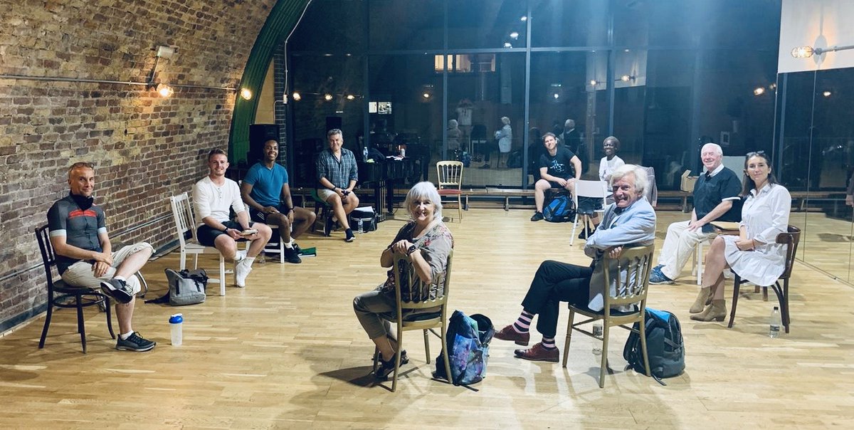 It was so lovely to get back in a rehearsal space and read this brand new play by @LynfordTweets aloud. 
All from a safe distance of course. Thank you <a href="/TheUnionTheatre/">The Union Theatre</a> for having us.