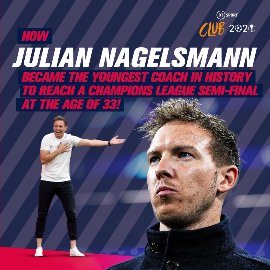  The story of how Julian Nagelsmann became the youngest coach in history to reach a Champions League semi-final, all by the age of just 33! [A THREAD]