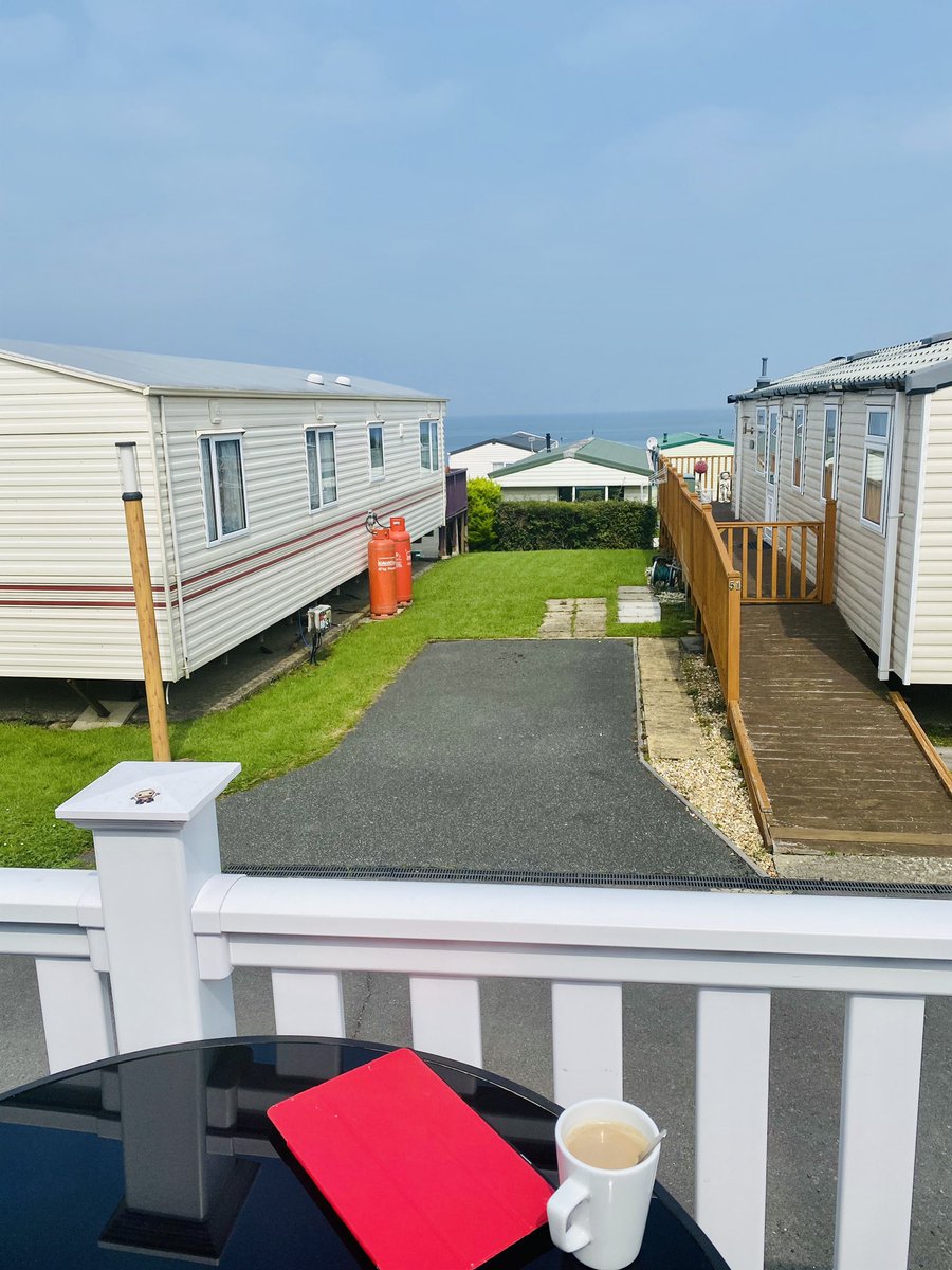 MrsOleary1814's tweet photo. It might be hazy and it might be forecast to rain every day that we are here but I can see the sea and the Welsh countryside and I am a happy girl ๐๐โ๏ธ๐ @haven #HolidayNumberThree #QuayWest #NewQuay #Ceridigion https://t.co/FghmpMntoT