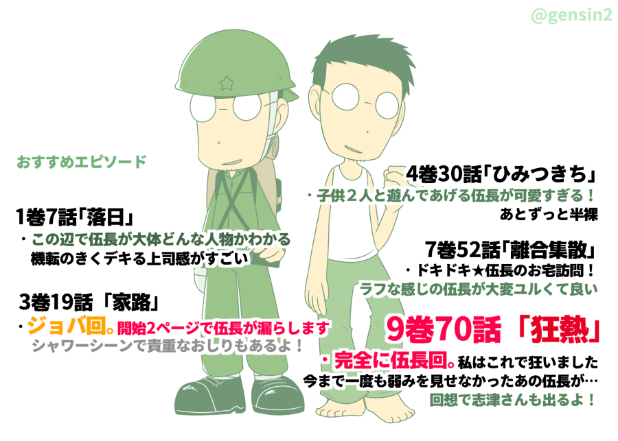 gensin2's tweet photo. 『ペリリュー　楽園のゲルニカ』に登場する人物、小杉伍長こと小杉三郎についてまとめてみました
※超個人的な視点によるメモ的なものです
伍長はいいぞ！いいぞ！ https://t.co/R7oG8mr9lG