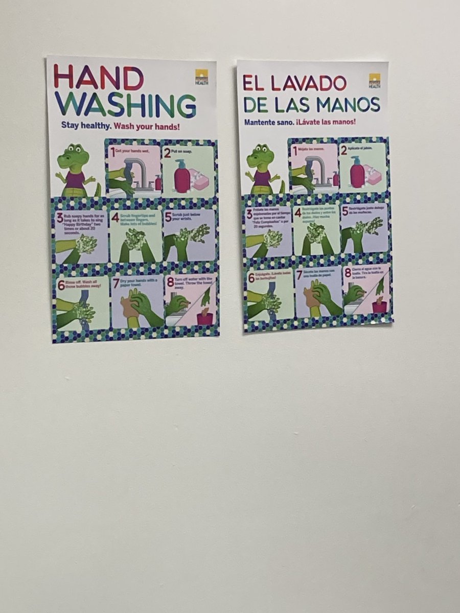 Manateecharter1's tweet photo. Manatee Charter School has added visual reminders to wash your hands and maintain social distancing. #csusaproud #mcspride #csusahq #gomantarays @CSUSAJonHage https://t.co/TinqQRWkDg