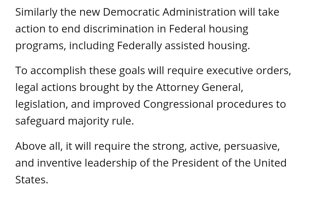 This is the 1960 Democratic platform.3 years later, Sanders was arrested fighting against desegregation and for civil rights. In 1975, Biden was defending segregation advocating for Separate but Equal policies.Receipts in the following tweets.