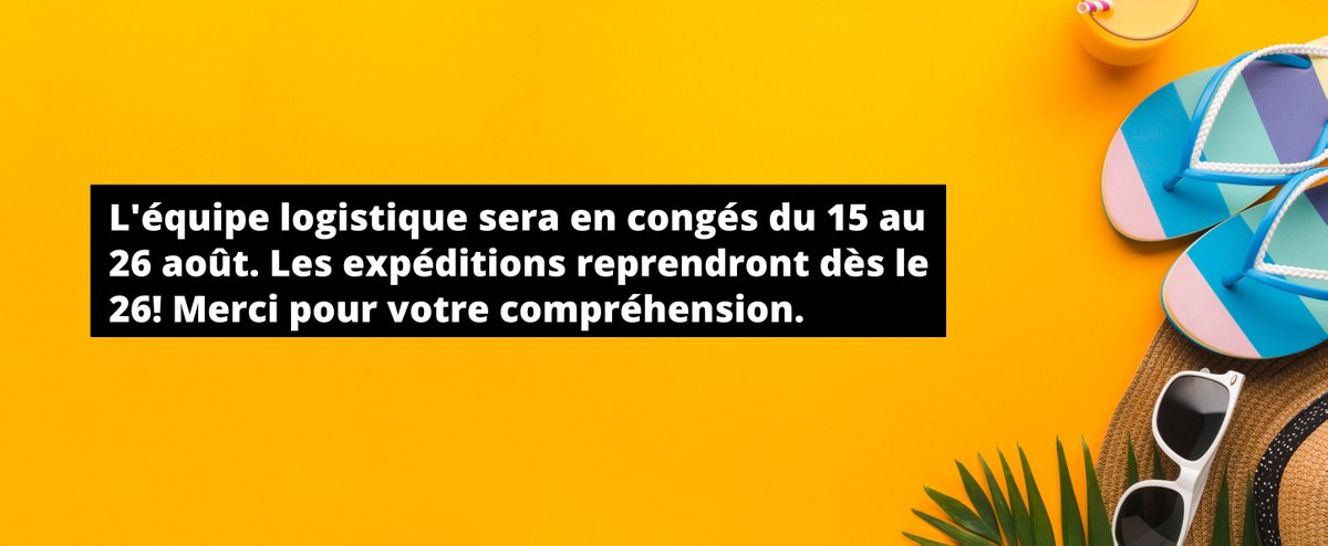 Les expéditions de la boutique ne seront plus assurées du 15 au 26 août. Vous pouvez néanmoins continuer à passer vos commandes et à contacter le reste de l'équipe durant cette période. boutiqueaquaponie.com #aquaponie