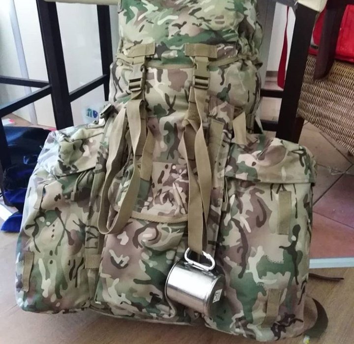 Der Bergen der british army 120l