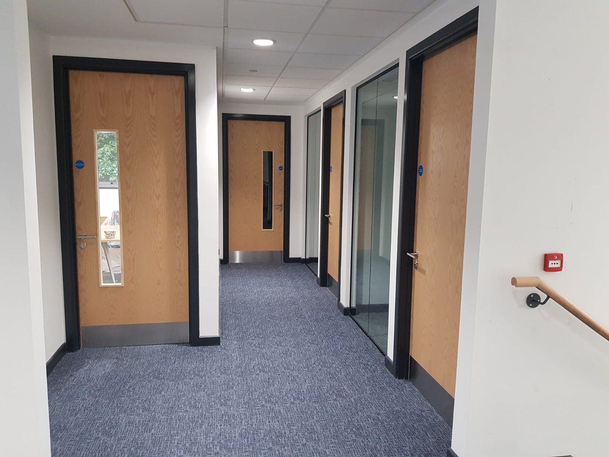 BurgessProjects's tweet image. Our works at Aztec West are nearing completion!

Thanks to J Projects for involving us in this great project which saw a large unit transformed into stylish and modern offices. 

Burgess Projects have been responsible for all of the 1st &amp;amp; 2nd fix carpentry works.
#burgessprojects