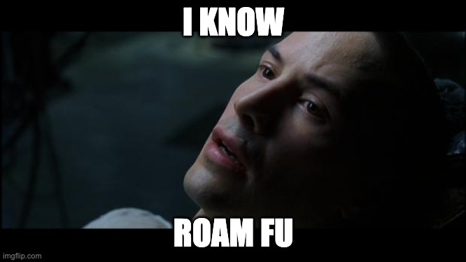 Eg, I'm working on a project management training atm. It is a "Native Roaman Training": you import this JSON to your Roam and the conceptual part runs from inside your second brain:  https://drive.google.com/file/d/1usjRF6BCJaP77q-EtGSPfwDk6opaJpQZ/view?usp=sharingAfter import, you can open your eyes and say, "I know Roam-fu."