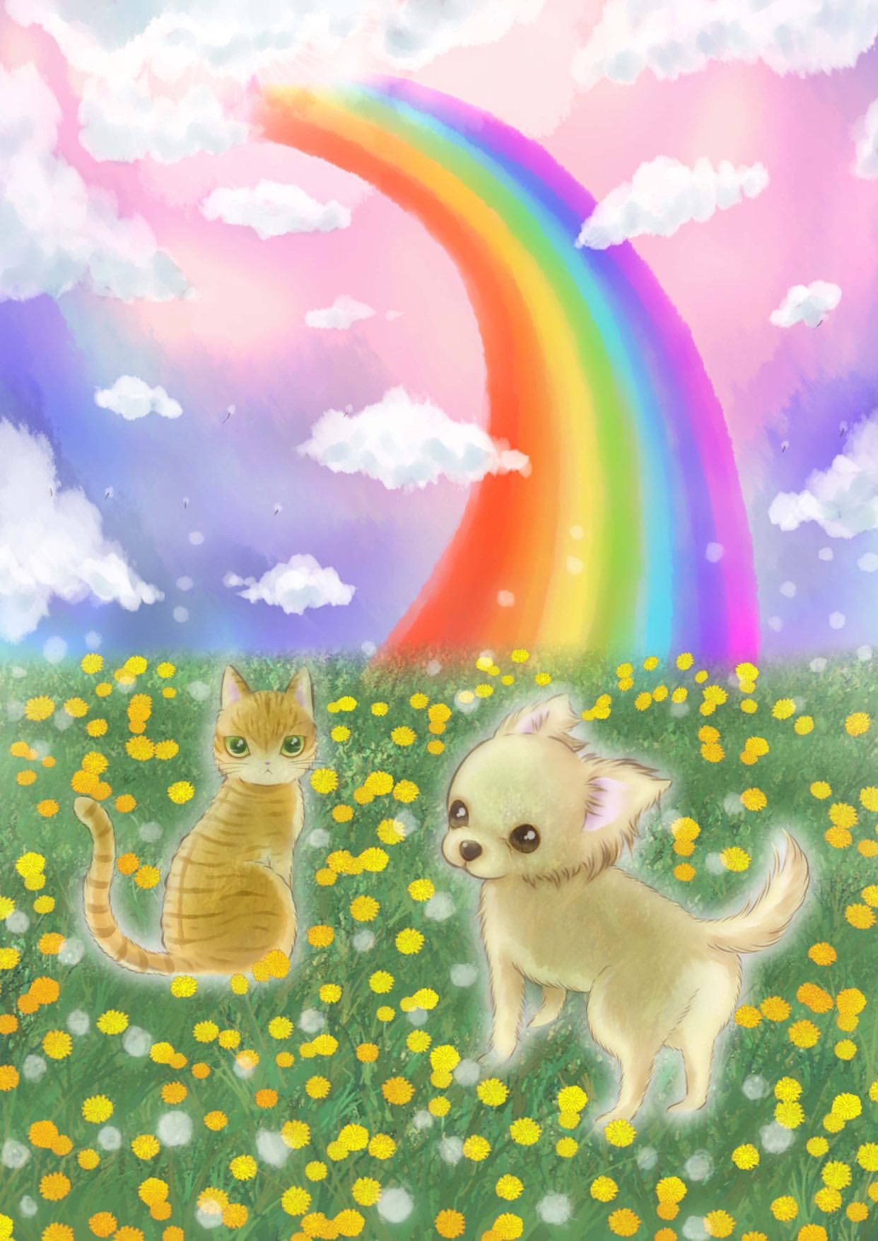 Twitter 上的 Choppi 色んな想いがあるのですが今回虹の橋イラストを依頼して作ってみました 著作権フリーです どんな風にでも使用して下さい T Co F9y2vzvvtl Twitter Twitter 上的 Choppi 色んな想いがあるのですが今回虹の橋イラストを依頼して作ってみました 著作権フリーです どんな風にでも使用して下さい T Co F9y2vzvvtl Twitter