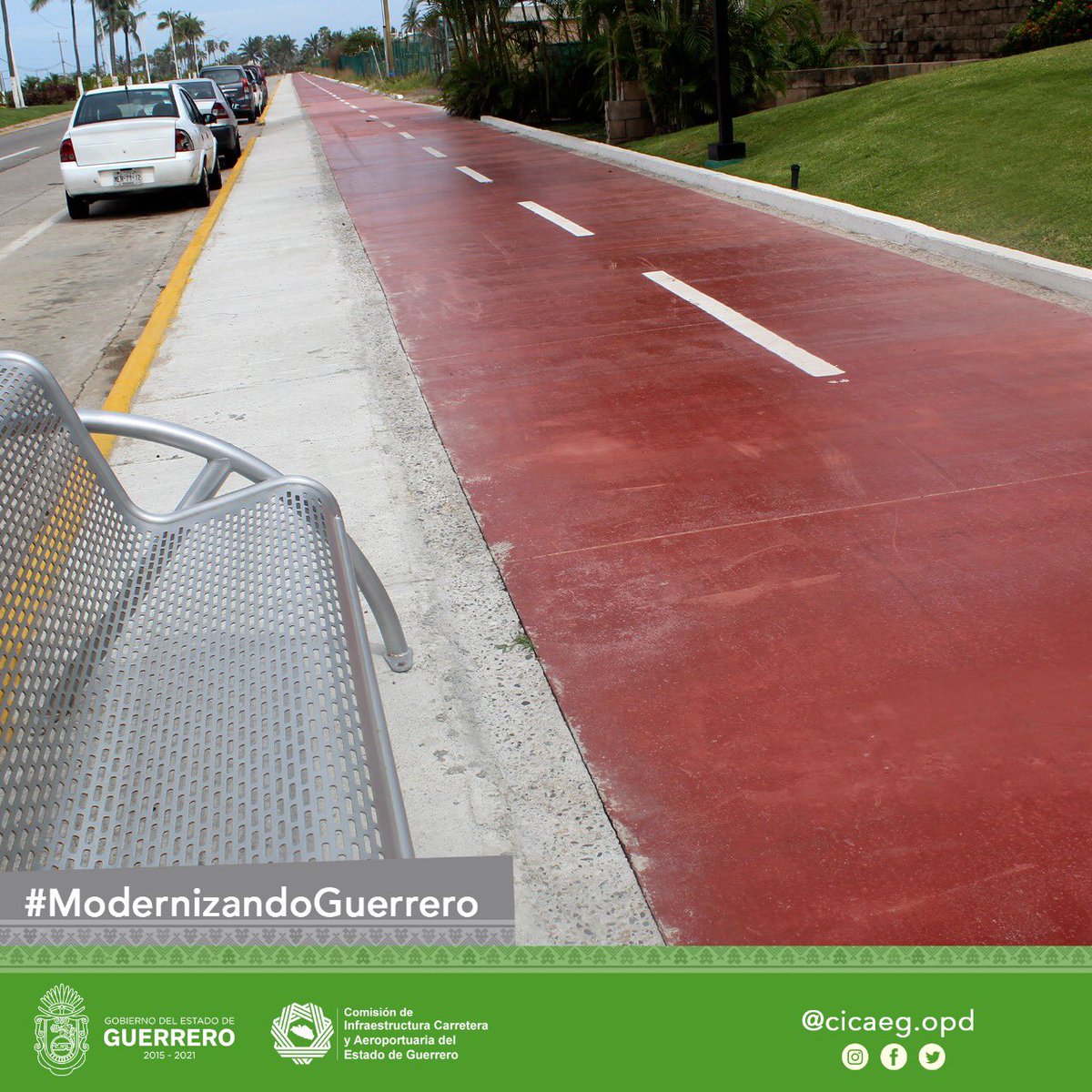CICAEG_OPD's tweet photo. Con la creación de la Ciclopista en Mundo Imperial se procura beneficiar a todos los sectores del Estado, #GuerreroVaBien https://t.co/YxTgSByXuE