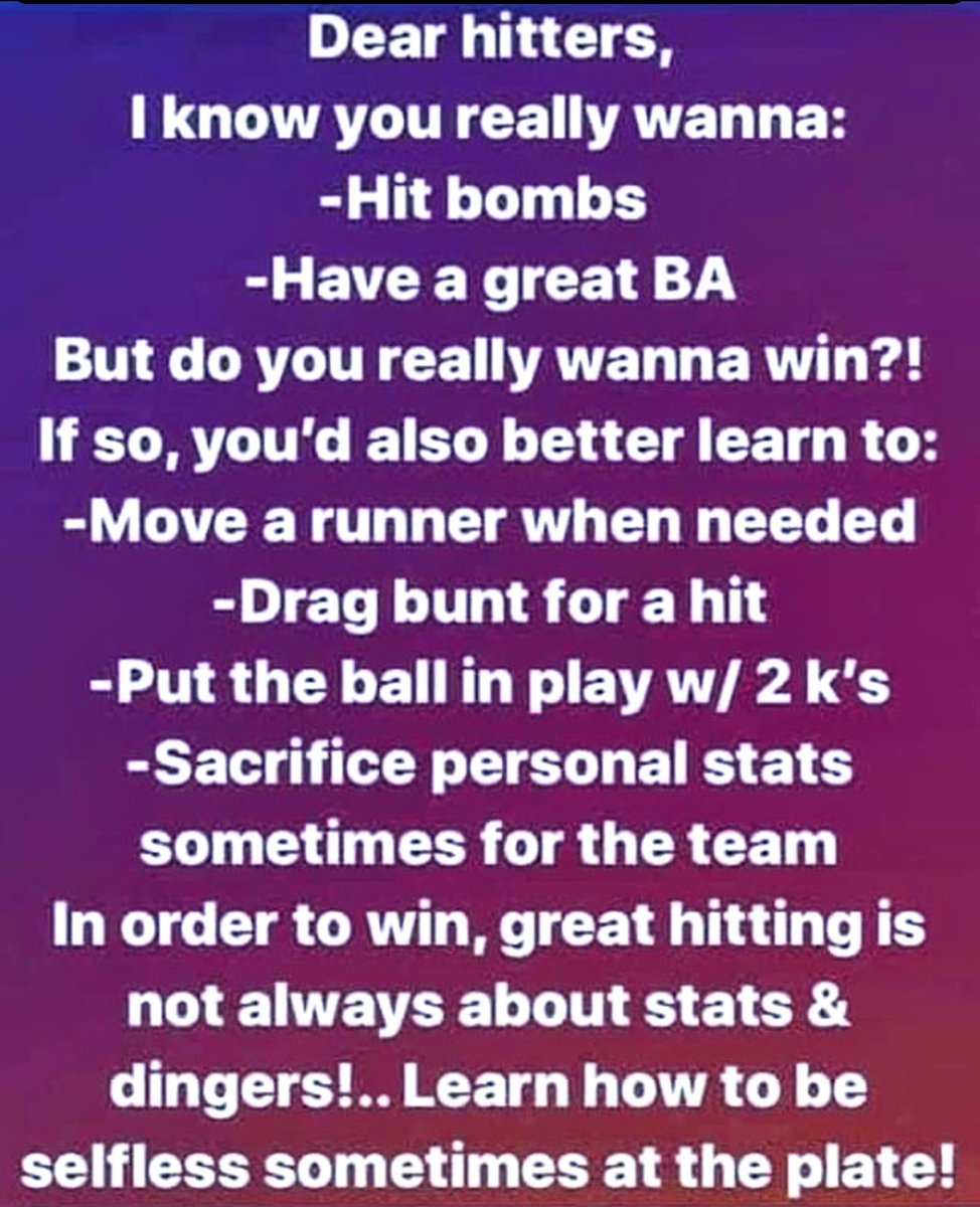 Wendy Potter (@wpotter11) on Twitter photo To be a great team you have to have teammates that are willing to sacrifice sometimes! <a href="/Hatton_Softball/">Hatton Softball</a> To be a great team you have to have teammates that are willing to sacrifice sometimes! <a href="/Hatton_Softball/">Hatton Softball</a>