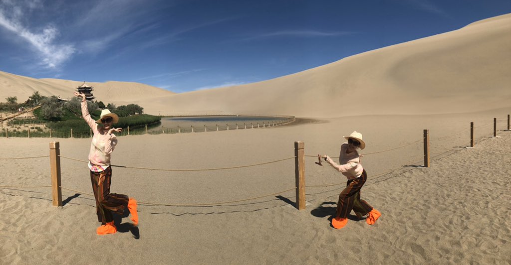 dandanpku's tweet photo. I collected folk songs( Chinese mean is Cai feng) in the Silk Road of Gansu province on June 2019. https://t.co/QzbnALWeFN