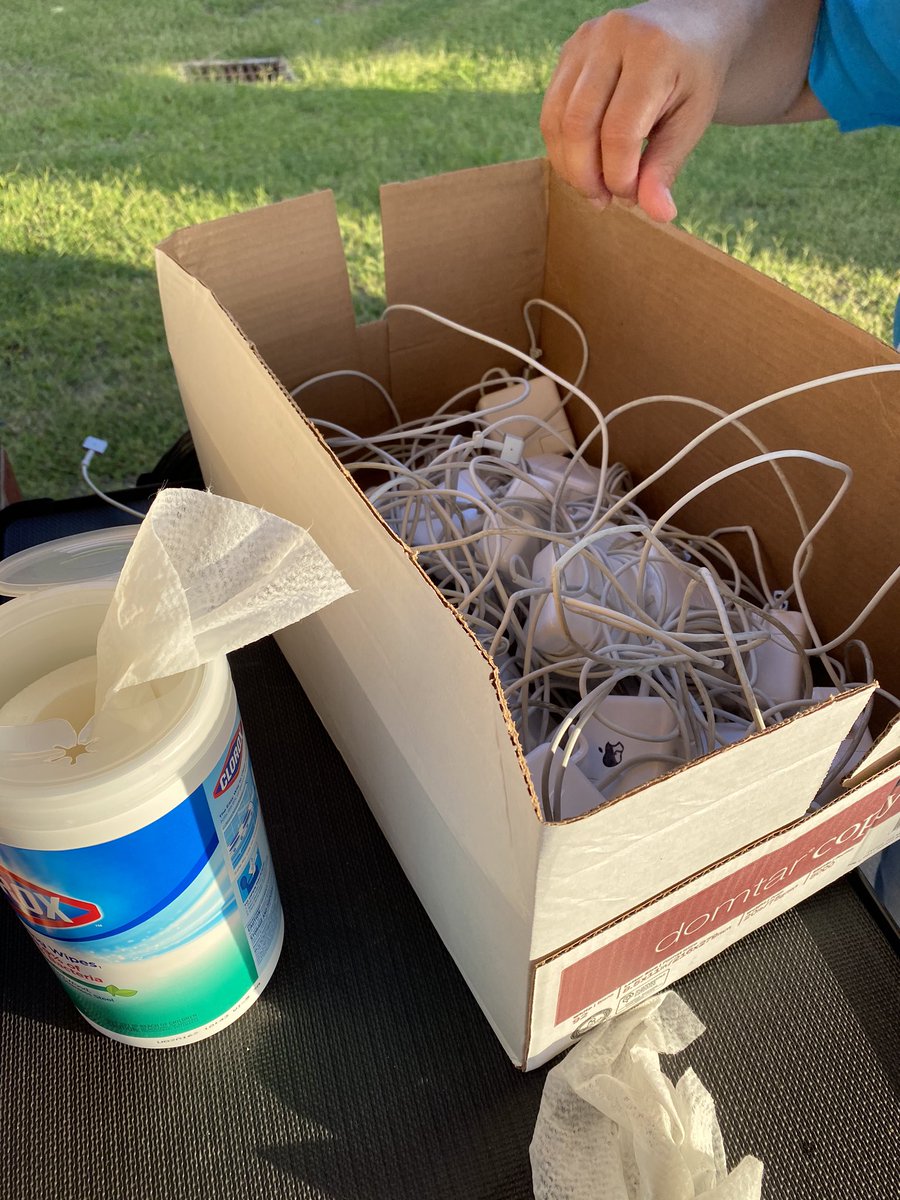 LShellito's tweet photo. A little #ChristmasVacation untangling of power cords going on here @PressElementary #deploymentday #computersforourstudents #theyareworthit #mymisd https://t.co/xWVuw3VFrm