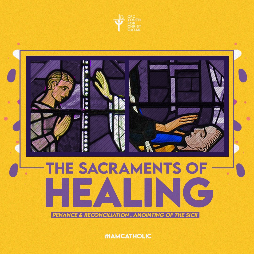 cfcyfcqatar's tweet photo. •The Sacraments of Healing•

Through the sacraments of Christian initiation, man receives the new life of Christ. Now we carry this life “in earthen vessels,” and it remains “hidden with Christ in God.”. [1420]

#iamCatholic https://t.co/oZxisVZgqU