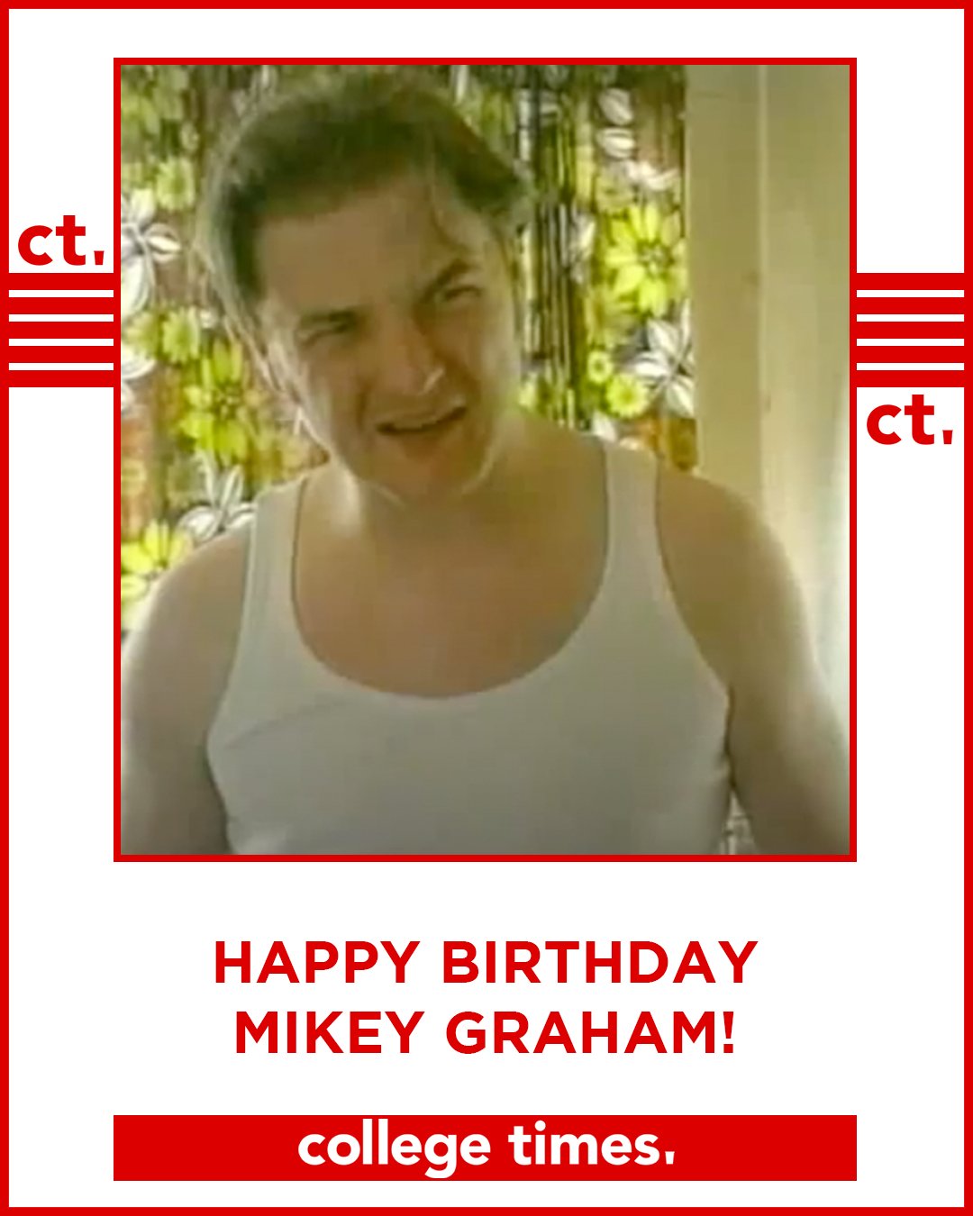 Happy birthday to Boyzone member and star of Ireland\s finest piece of cinema \Fatal Deviation\, Mikey Graham! 