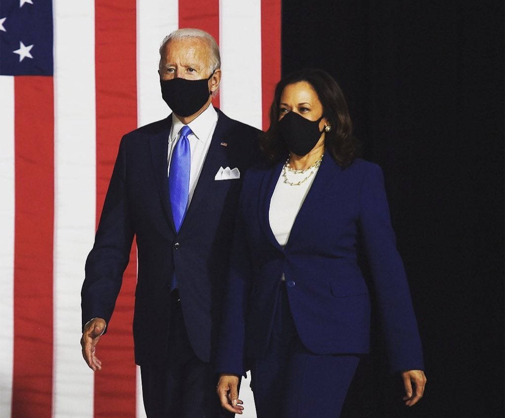 1/24 Senator Kamala Harris is no token choice. The only person who met all the requirements Joe Biden himself stated he wanted in his VP was her: balancing the ticket, being “simpatico”, experience and readiness to lead
