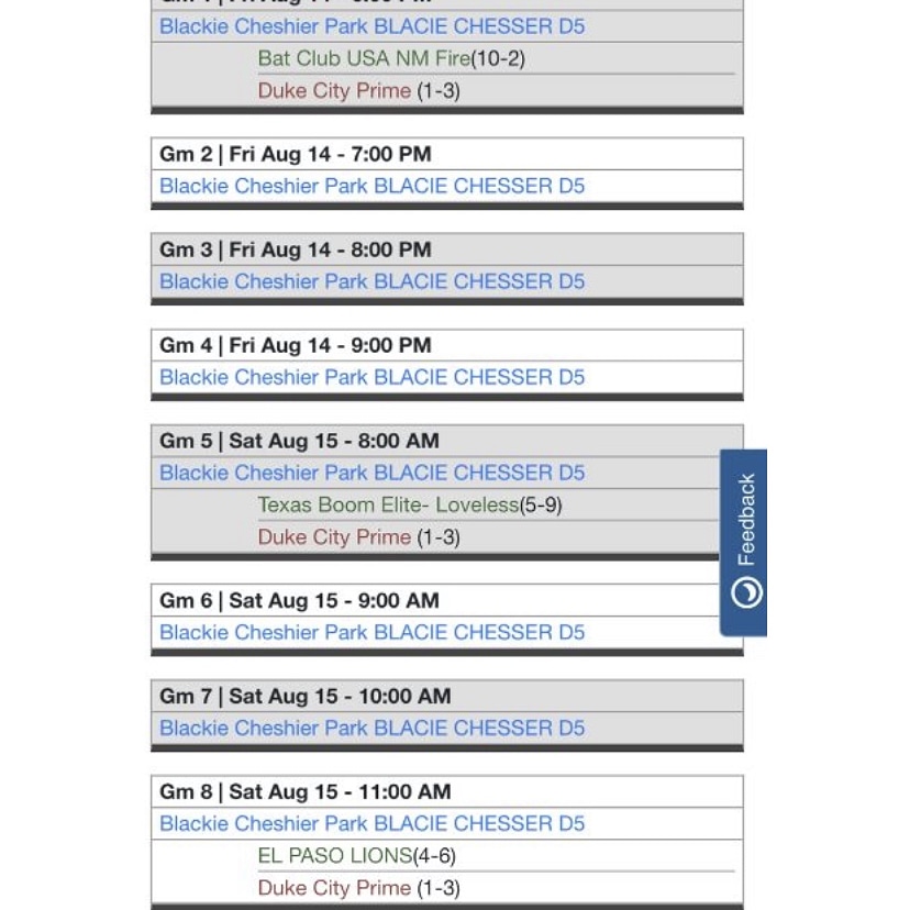 E8Lovato's tweet photo. This weekend  i'll be playing with Duke City Prime in El Paso TX for the USSSA ALL WE WANT TO DO IS PLAY tournament.  Here is my pool schedule! https://t.co/EpRliCRYOF