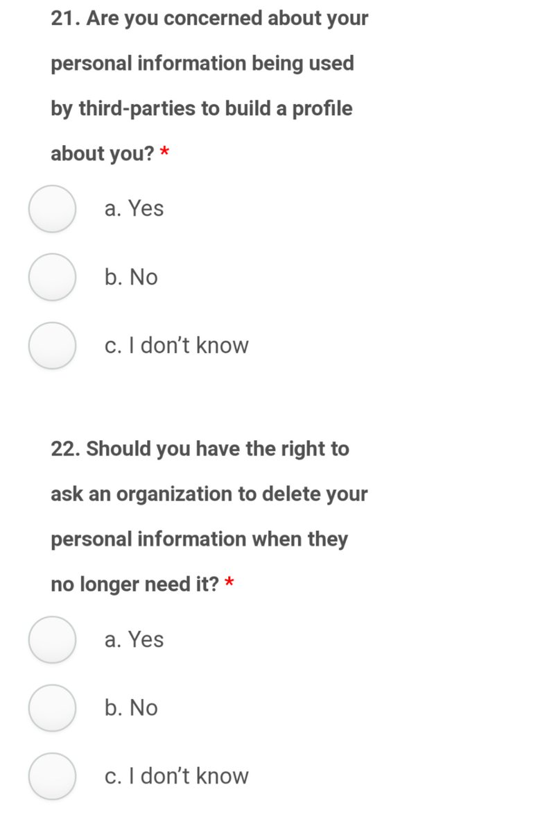 Ontario is also thinking about profiling & a right to deletion: (IMO, orgs should set retention periods based on the data & purpose for collection; shouldn't need to be pinged by the user to delete.)