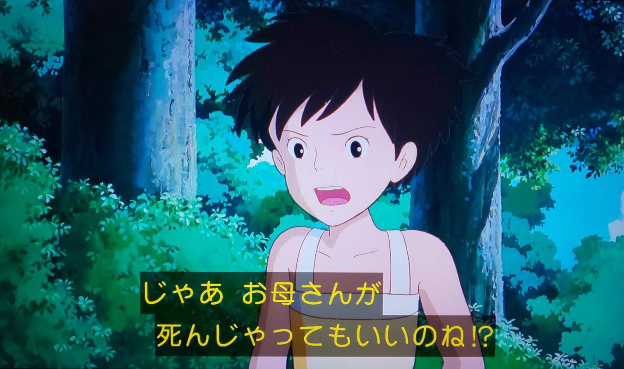 睦月 お母さんの病気が難しいものと知りながら 幼い妹の面倒を見続け帰りを待ち でも心の中ではもしかしたらお母さんは と頭をよぎっている さつき 何て子なのっ 金曜ロードショー となりのトトロ T Co Xp8ectdqob Twitter