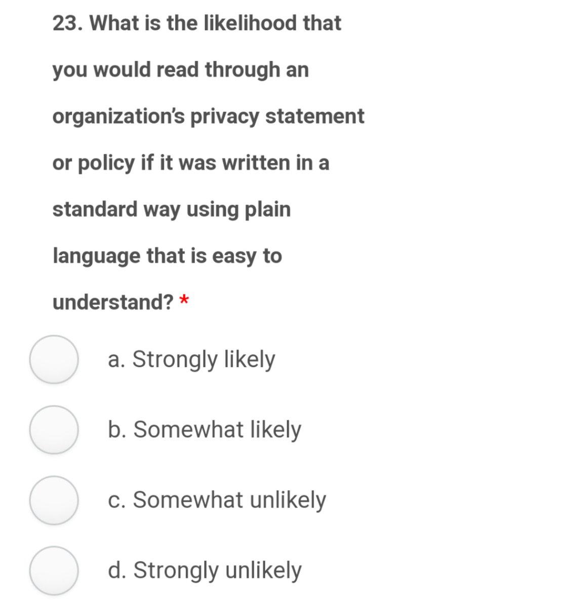 Long form privacy policies are such a pain. Lots of disruption possible here for industry to get creative. Also highlights that relying only on consent in all situations leads to unreadable privacy policies that are merely a compliance tool.