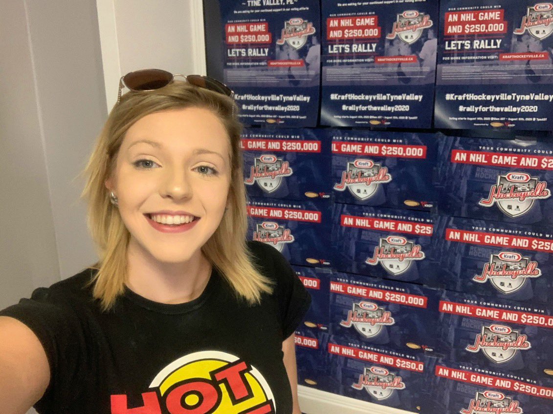 Ocean100's tweet photo. I’m challanging you to vote non stop all day long for Tyne Valley Kraft Hockeyville @KraftTyne . If your finger is physically cramping from clicking your phone or mouse so much..that means you’re doing it right ✅ #RallyForTheValley2020 https://t.co/RfYRRUOD9R