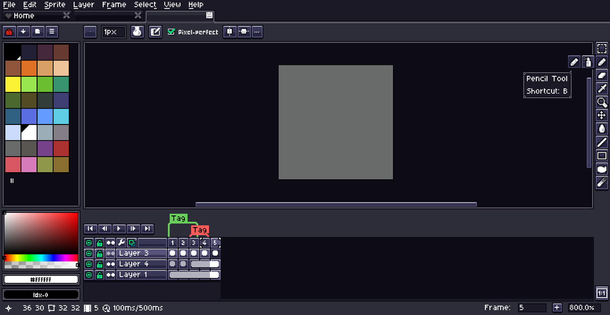 TwoFacedOff's tweet photo. I made my own custom theme for aseprite.

@aseprite 

https://t.co/V4gXG5TKSc https://t.co/fwl7xvT9Az