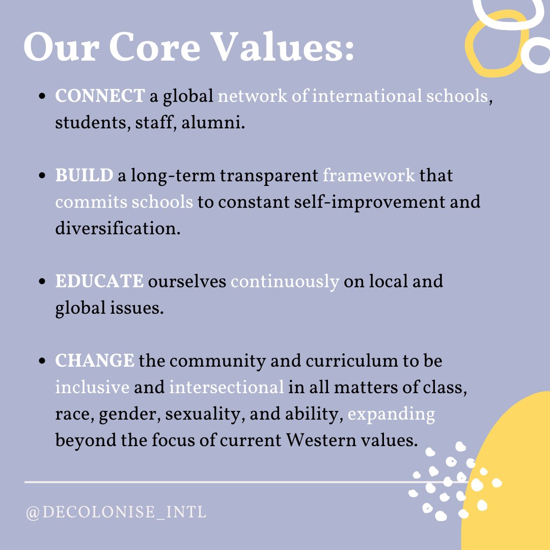 ODIS mission, vision &amp; values 
#decoloniseintled #decoloniseib #inteloc #intled #edutwitter #educhat #expat #tck #ibalumni
