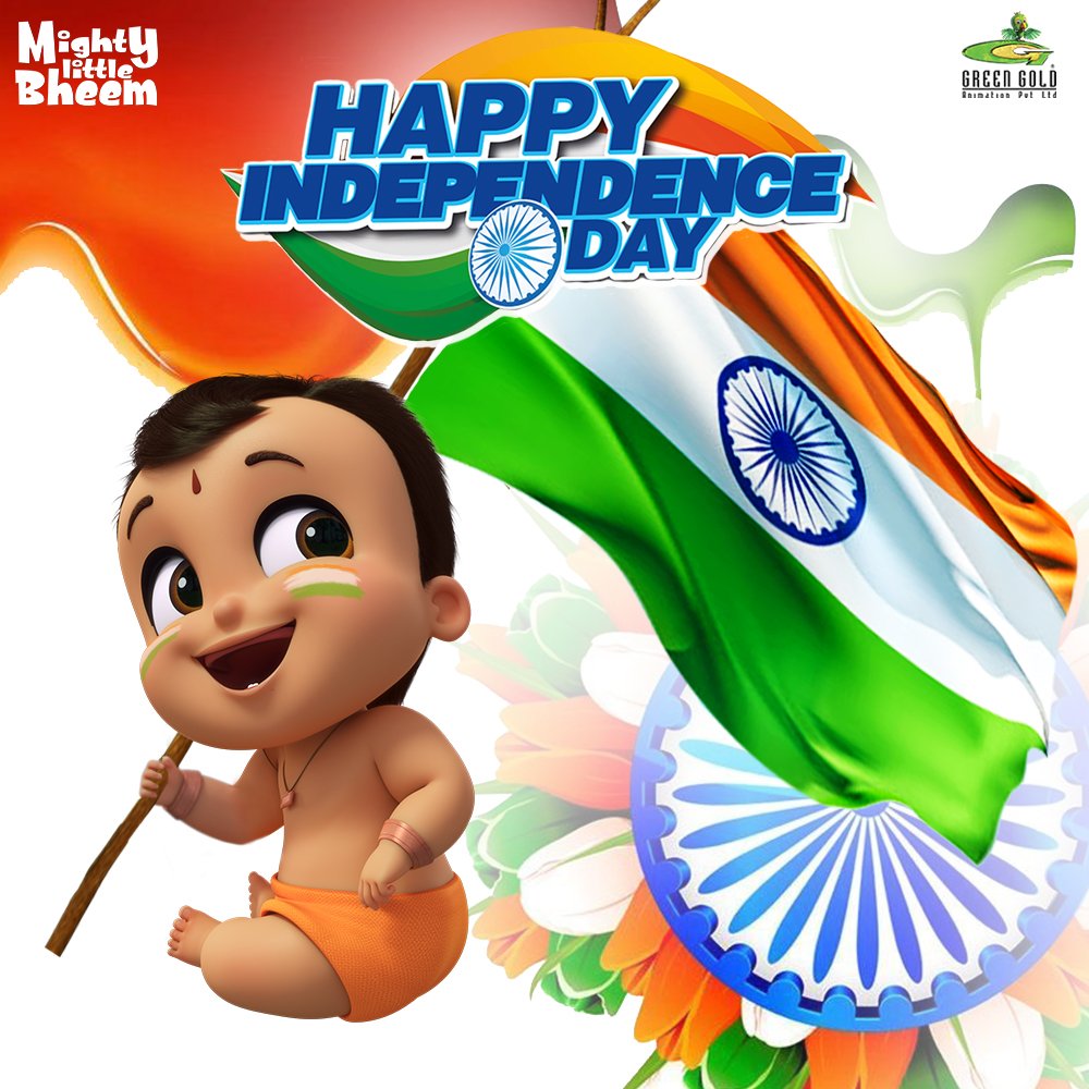 Mighty Little Bheem Happy Independence Day Freedom In The Mind Faith In The Words Pride In Our Soils Let S Salute The Nation On This Independence Day Independenceday Happyindependenceday India