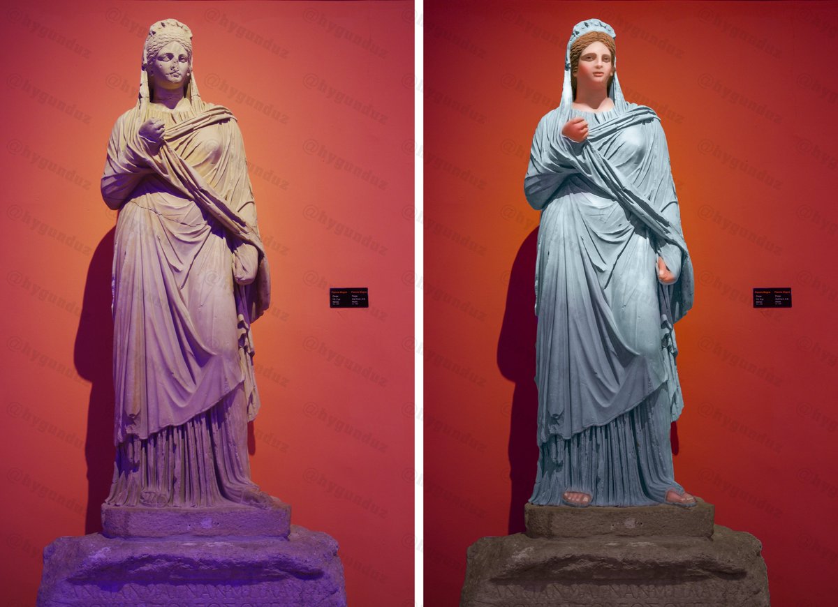 Plancia Magna Heykeli Renklendirme  #Antalya