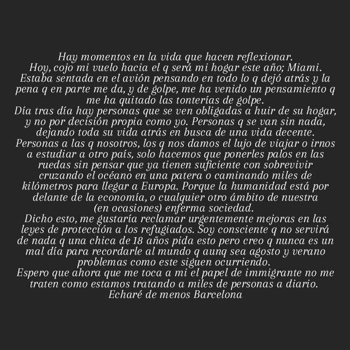 Que el derecho a una vida digna sea posible porfavor. Tenemos muchas cosas q reprocharnos como sociedad.