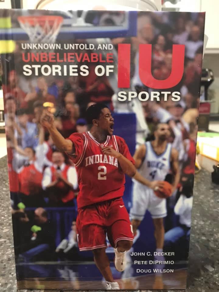 JYDecker's tweet photo. Very humbled and honored to receive @IUbicentennial medal earlier this week along with co-authors and friends @pdiprimio and Doug Wilson for our book Unknown, Untold and Unbelievable Stories About IU Sports. Big thanks to @iupress, and in particular @ashleyp923 and @IUBookDude. https://t.co/p9yVvWRjNG