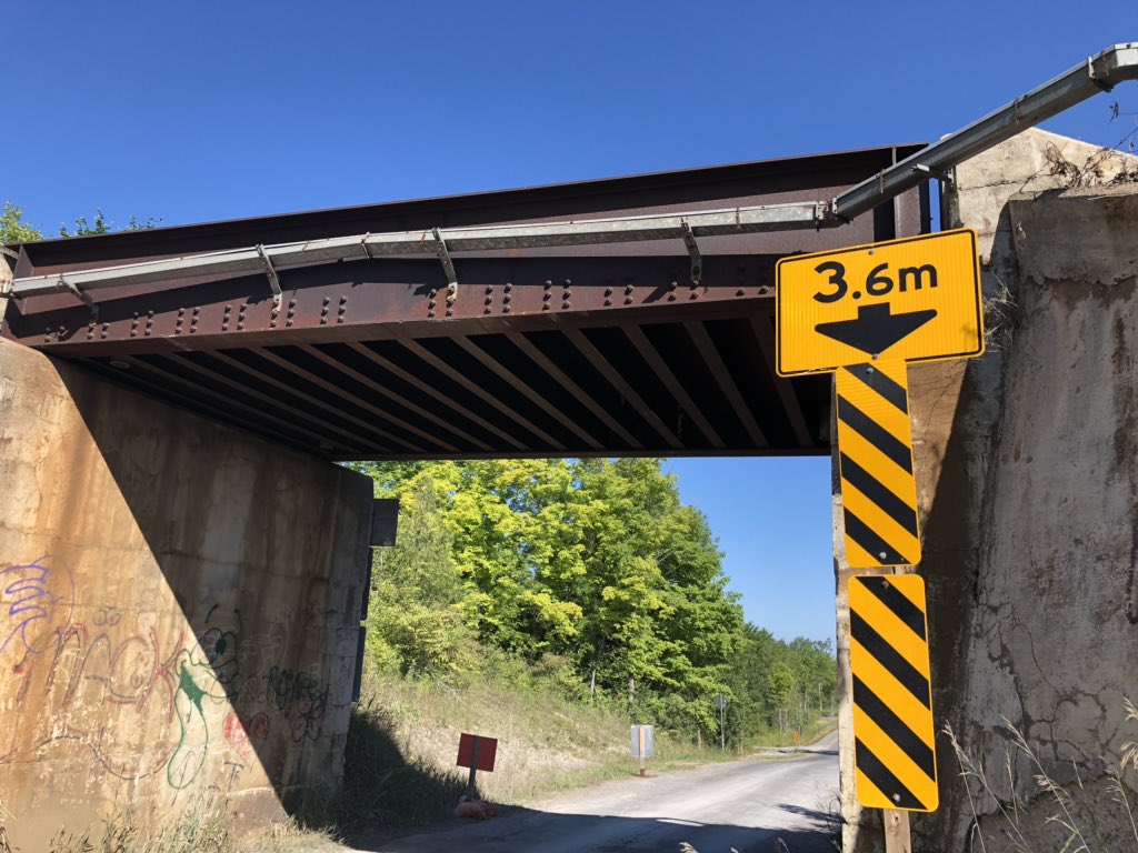 stonemillschief's tweet photo. 3 reasons why transport trucks need to follow designated detour routes Teskey Rd will be closed for removal. @LandACounty @OPP_ER  @stonemillsfd https://t.co/UHWIvgCS1C