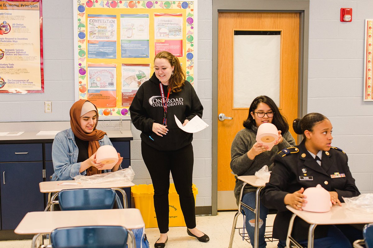 To help us all stay connected, Kerry and our High School Academy team are putting together and delivering back to school care packages for all our 9-12th Grade Academy ⁠
⁠Care package will have back-to-school supplies, hand sanitizer, and an On the Road face mask! 🙌😷