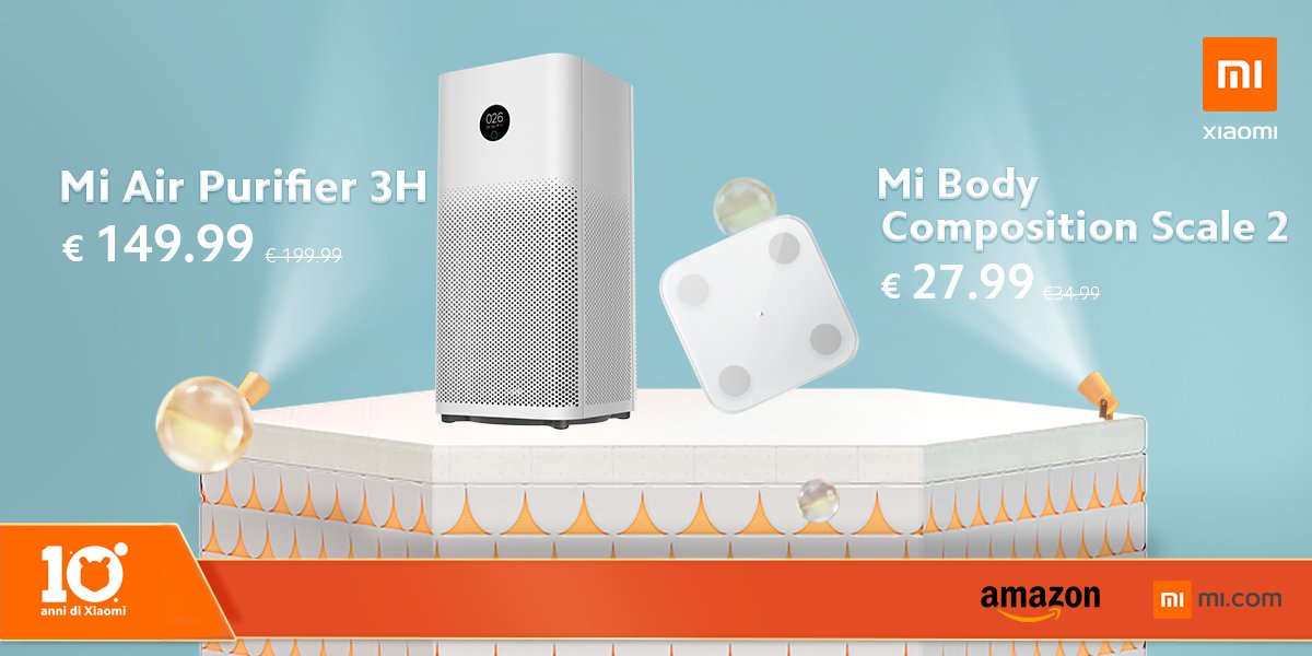 xiaomiItalia's tweet image. Che domande, certo che c'è anche l'ecosystem! Che Decimo Anniversario Xiaomi sarebbe senza?

Sito ufficiale: bit.ly/10Anniversario…
Amazon: bit.ly/10annivAMZ

#From10ToInfinity