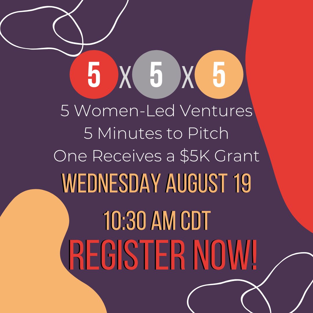 REGISTER NOW for our virtual 5x5x5 Event on August 19th at 10:30am! Link in bio!! Can't wait to see you all there and find out which of 5 female entrepreneurs will win the grand prize of $5000!! #5x5x5 #doyennegroup #womensupportingwomen #beaudacious