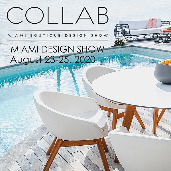 Visit us at COLLAB Miami Boutique Design Show #kannoa_outdoor #outdoorliving #collabboutiquedesign show